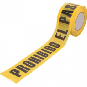 BANDA ADVERTENCIA PROHIBIDO EL PASO