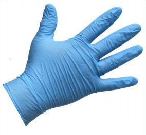 GUANTE DE NITRILO AZUL