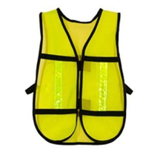 CHALECO DE MALLA AMARILLO MOSTAZA