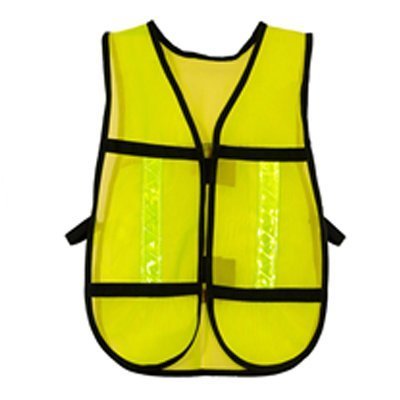 CHALECO DE MALLA AMARILLO MOSTAZA